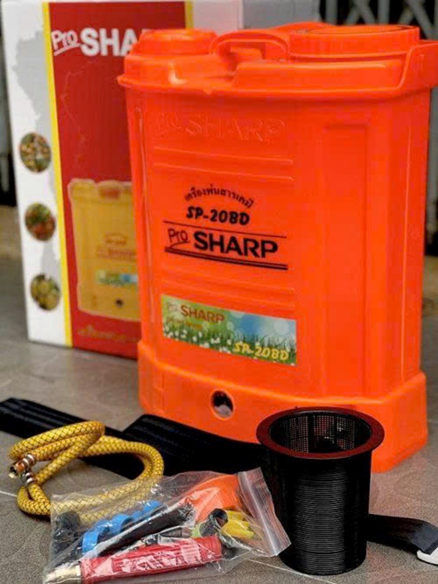 binh phun xit dien pro sharp 20l sp-20bd hinh 1