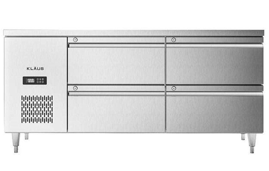 ban mat inox 4 ngan keo klaus kdc-2.1-2n hinh 0